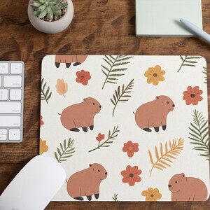 Capybara Mouse Pad - Cute Capybara Gift Mouse Pad - Capybara Gift ...