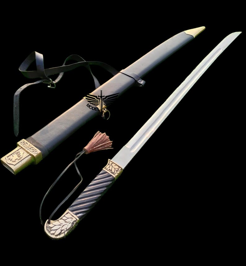 Handgemaakte Paul Chen 1881 Shashka-zwaard cavaleriereplica in J2 stalen mes Collectible historisch zwaard, huwelijksgeschenken cadeau voor bruidsjonkers afbeelding 3