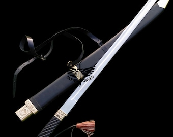 Handmade Paul Chen 1881 Shashka Sword Cavalry Replica in J2 Steel Blade Collectible Historical Sword, Wedding Gifts Gift for Groomsmen