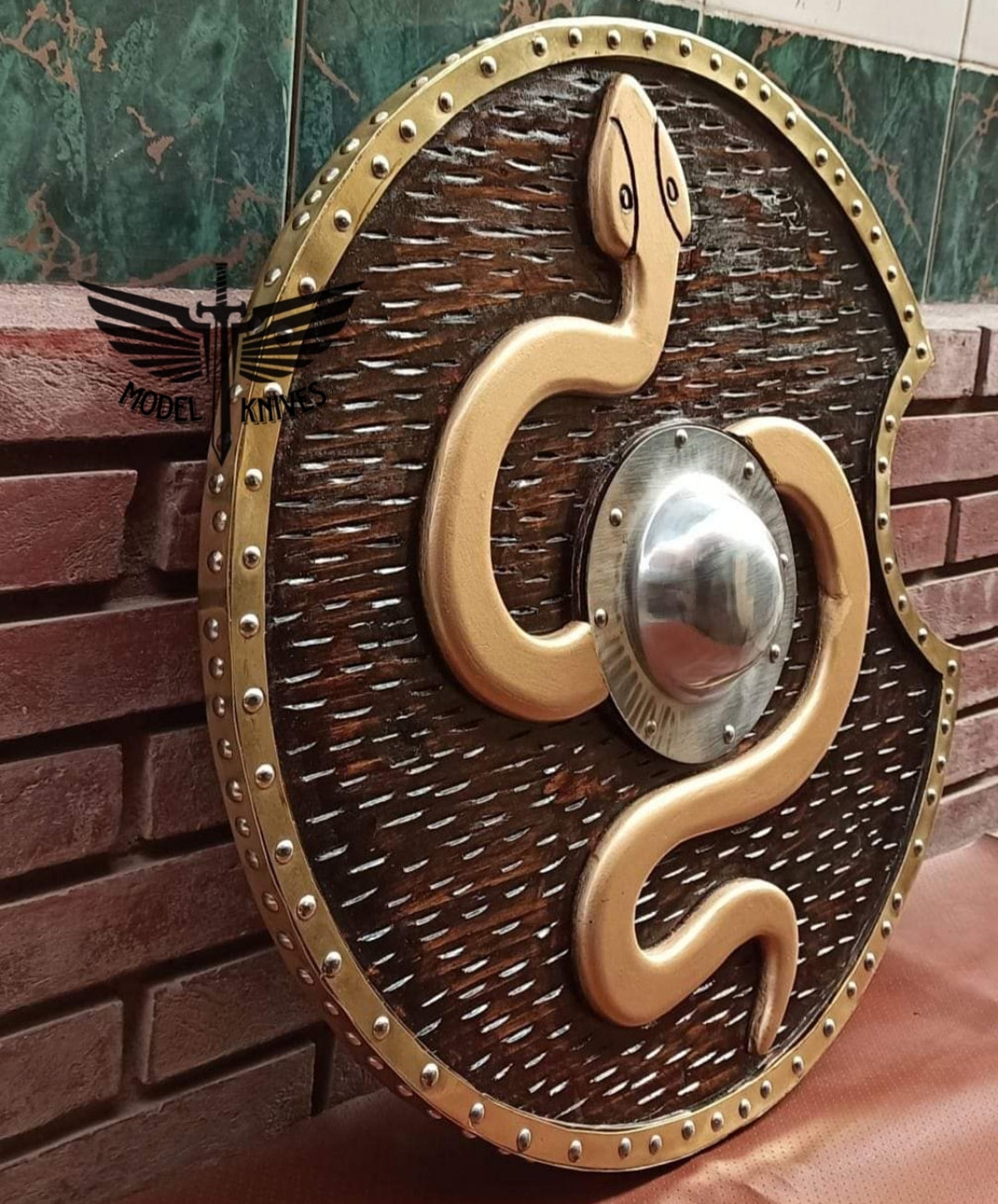 Snake Shield Pattern Custom Handmade Snake Wooden Shield, Gift for Him, Birthday Gift - Etsy