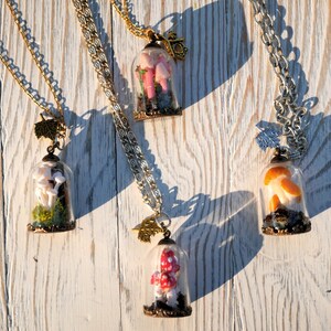 Handmade Mushroom Necklace