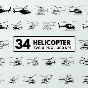 Helicopter Svg, Helicopter Png, Army Helicopter Clipart, Silhouette, Decal, Vector, Outline, Military Helicopter Designs, Cut Files  Circuit