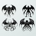 Cthulhu Clipart: SVG, PNG, Vector Art Designs (digital Download) - Etsy