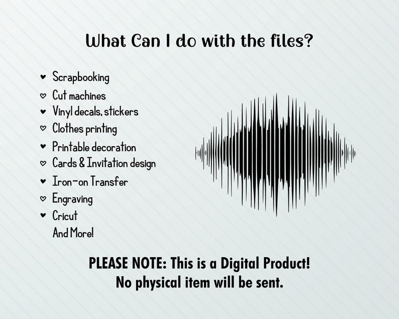 Sound Wave Clipart: SVG, PNG, Vector Cut Files - Etsy