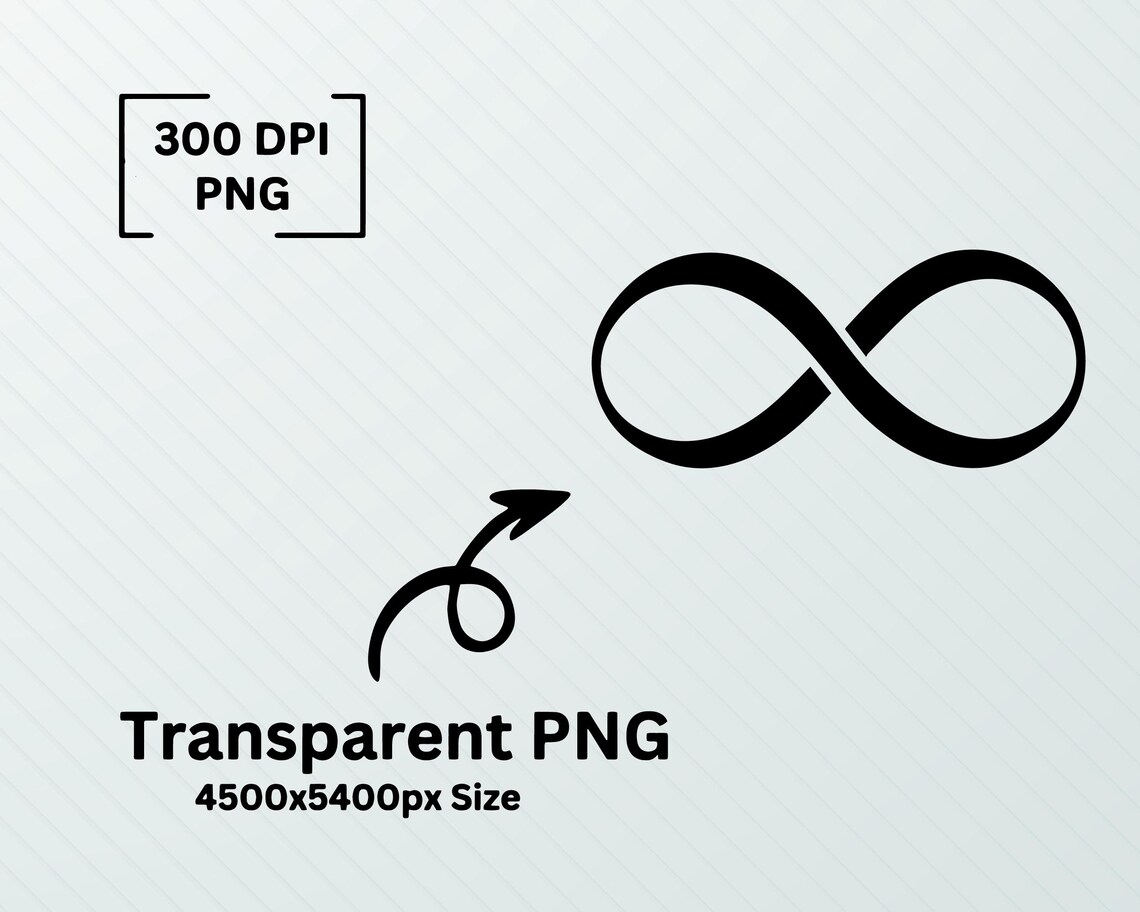 Infinity Symbol Clipart: SVG, PNG, Vector Cut Files - Etsy