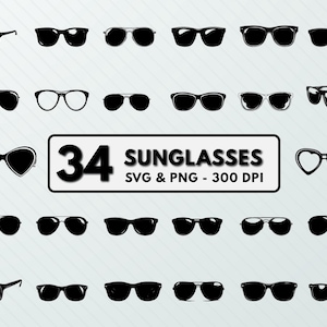 Sunglasses Svg, Sunglasses Shape Png, Sunglasses Clipart, Silhouette, Decal, Vector Art, eyewear Outline, eyeglass Design, Cut Files Circuit