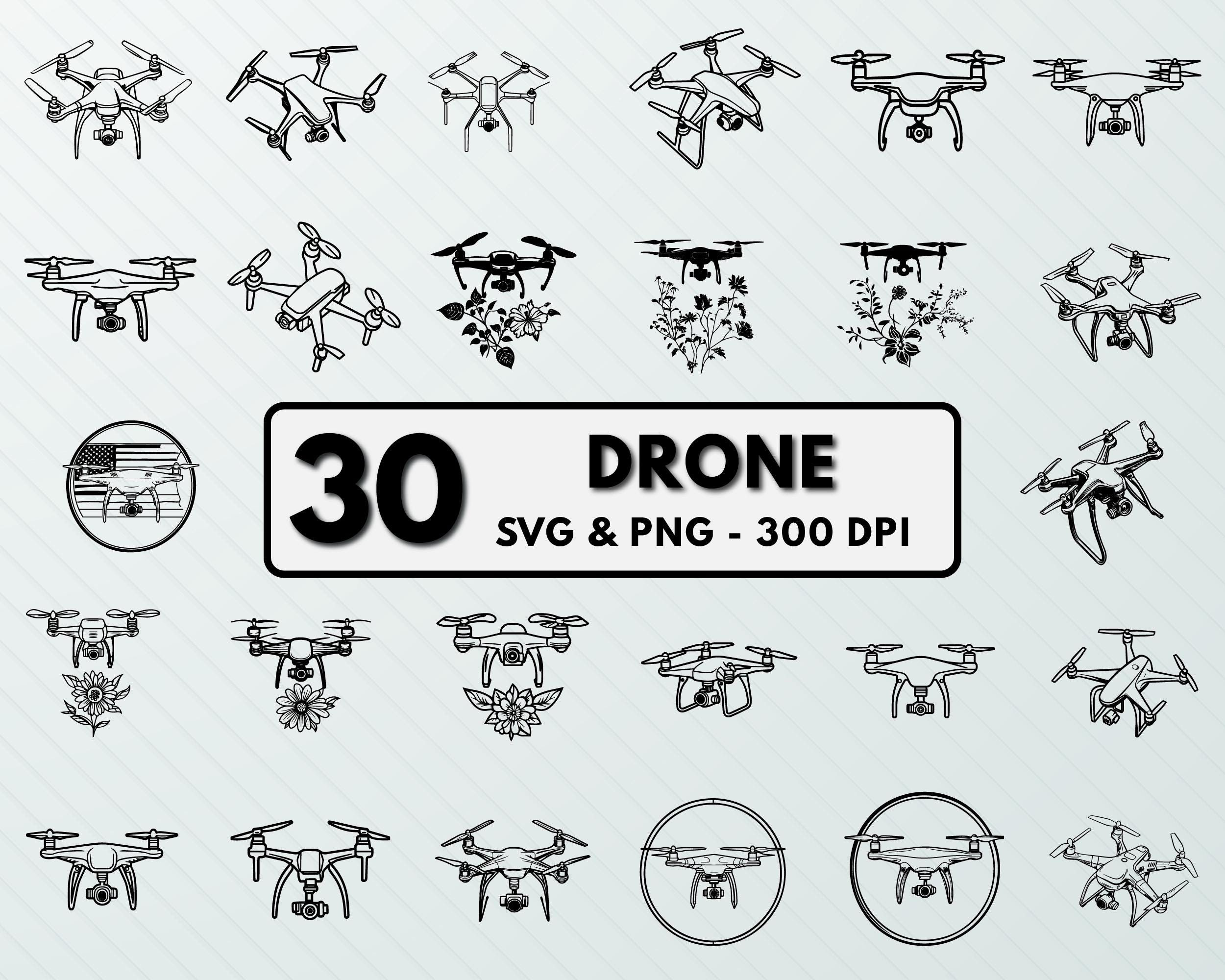 siluetas-de-drones-arte-vectorial-dise-os-de-clipart-svg-y-png
