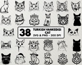 Clipart kat silhouet: kitten SVG, Cat Paw Vector (digitale download)