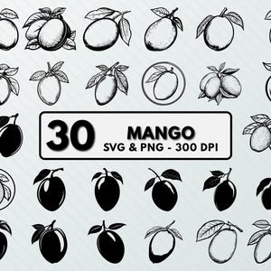 Mango Svg, Mango Png, Mango Clipart, Mango Silhouette, Decal, Mango Vector Art, Mango Outline, Mango Designs, Mango Cut File, Mango Circuit