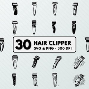 Hair Clipper Silhouette, Decal, Hair Clipper Svg , Vector, Hair Clipper Clipart, Outline, Designs, Png, Hair Clipper Cut Files For Circuit