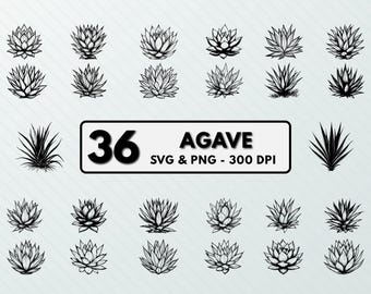 Agave Svg Png, Agave Clipart, Agave Silhouette, Agave Vector, Agave Decal, Agave Cut file, Agave Cricut, Agave Outline, Agave Designs, Icons