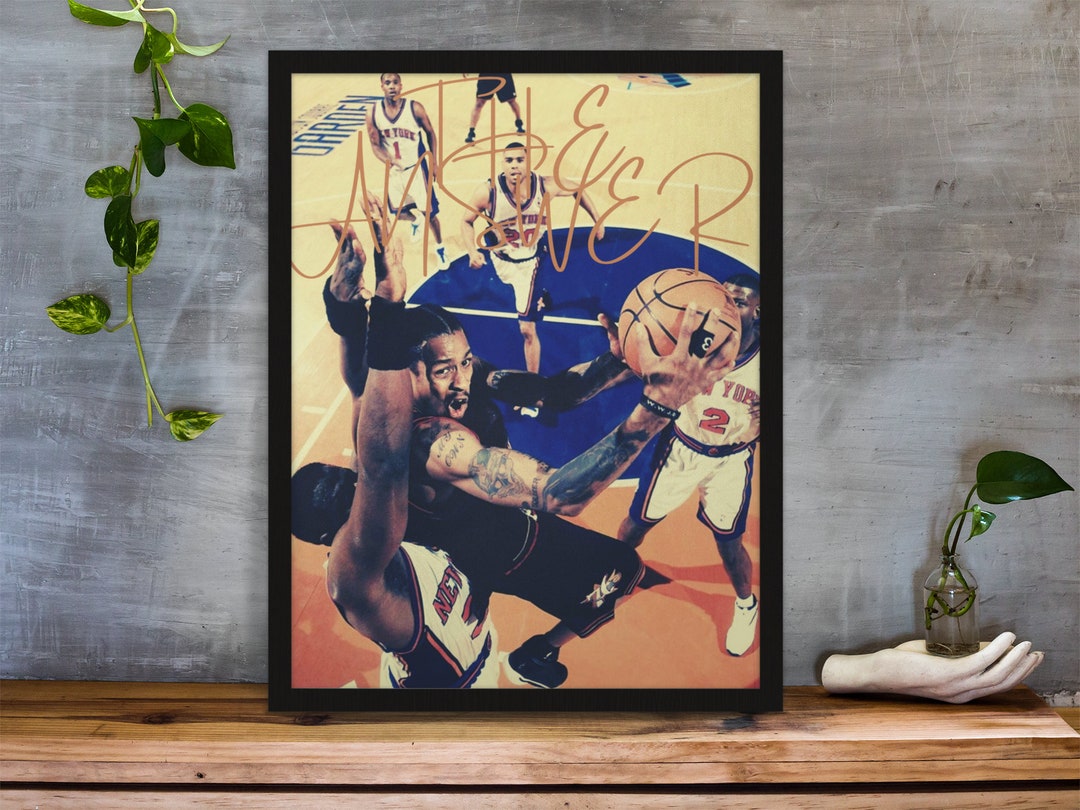 Allen Iverson Poster, Philadelphia 76ers Art Print - Etsy
