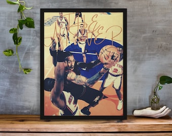 Allen Iverson Poster, Philadelphia 76ers Art Print