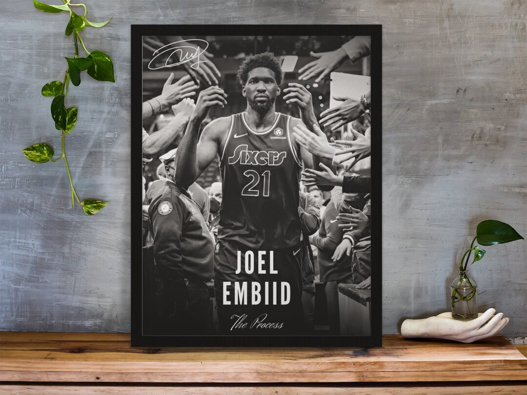 Joel Embiid Poster, Philadelphia 76ers, the Process Poster, NBA