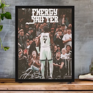 Jaylen Brown Poster, Boston Celtics Poster, MVP Poster, Championship, NBA Fans, NBA Poster, Basketball Poster, Sports Poster, Gift For Him