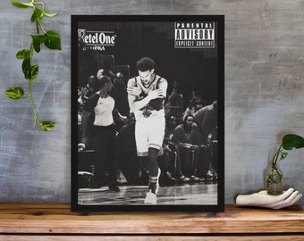Trae Young Atlanta Hawks Poster, NBA Wall Art Print