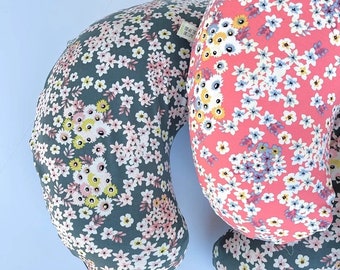 NURSING PILLOW COVER Gorgeous baby nursing pillow cover /unique baby shower gift / floral nursery theme/ soft stretchy fabric