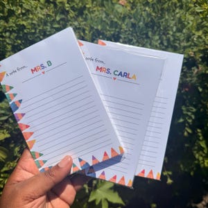 Bloc de notas personalizado para profesores: bloc de notas personalizado, regalo de agradecimiento para profesores