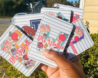 Sublimated ID Badge Holder: Custom Teacher, Nurse, Doctor