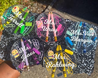 Personalized Teacher Coaster: Custom Back to School Gift