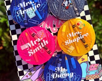 Personalized Teacher Coaster: Custom Back to School Gift