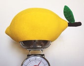 Giant Lemon Pillow - Weird Stuff and Fruity Decor