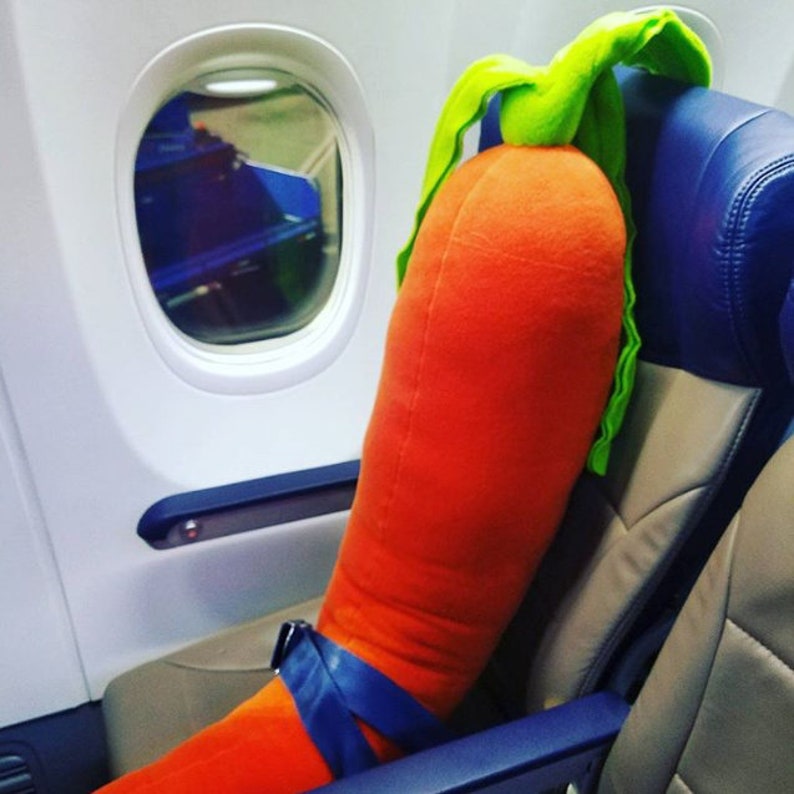 Carrot Body Pillow Giant Weird Plush Vegetable Coziness image 7