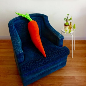 Baby Carrot Plush Small Carrot Pillow or Photo Prop Weird Stuff image 3
