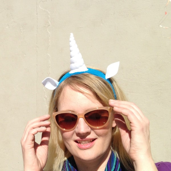 Instant Unicorn Headband - Party Favor Hair Accessory Runner Gift