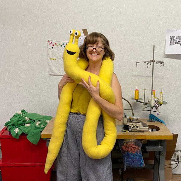 Fightin’ Banana Slug Plush - UC Santa Cruz Mascot Long Hug Pillow