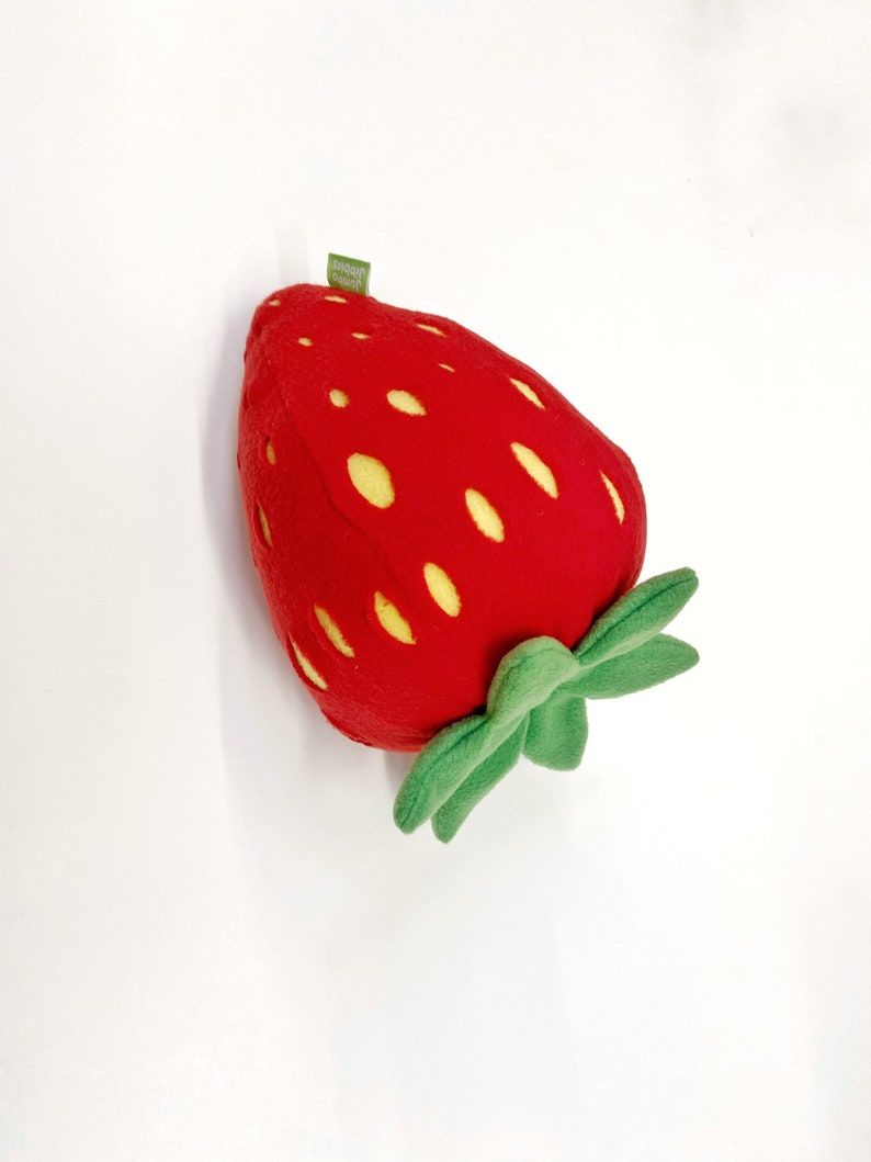 Giant Strawberry Pillow Red Berry Kussen voor Fruit Naps afbeelding 6