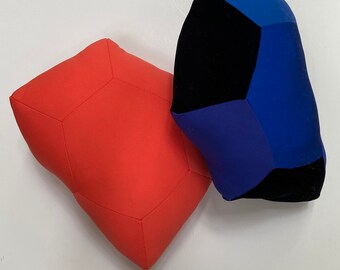 Crystal Pillow Set - Lapis Lazuli and Coral