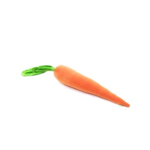 Baby Carrot Plush Small Carrot Pillow or Photo Prop Weird Stuff image 4