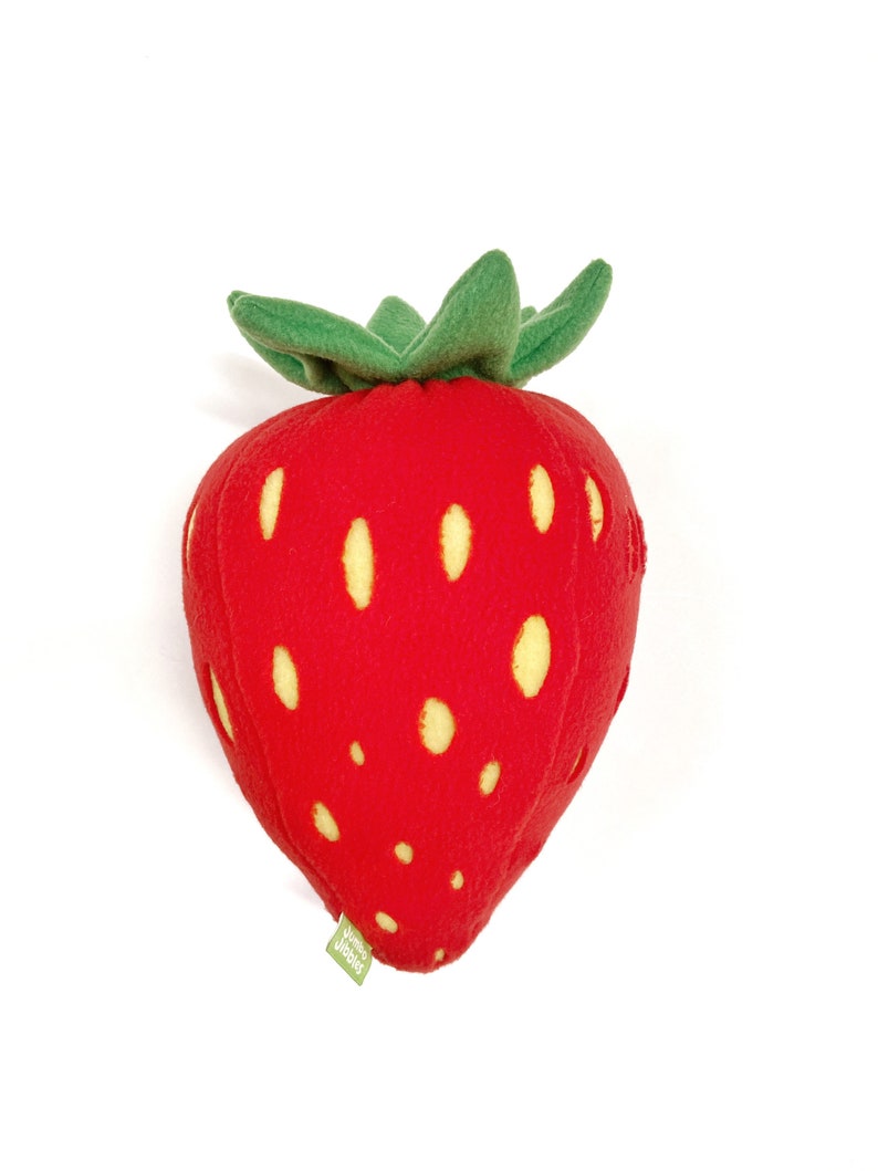 Giant Strawberry Pillow Red Berry Kussen voor Fruit Naps afbeelding 5