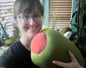 Giant Olive Pillow - Martini Mid Century Accent Throw