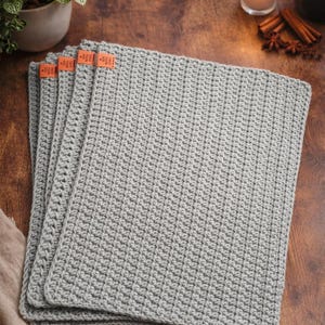 Easy Crochet Placemat Pattern, Modern Table Mat (PDF Download)