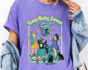 Comfort Colors Easy Bake Coven T-Shirt, Oversized 90s Halloween Tee