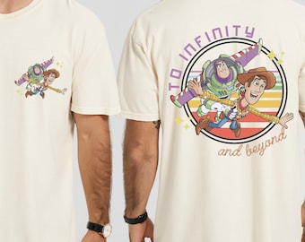 Comfort Colors Toy Story T-Shirt, Buzz Lightyear & Woody Adventure