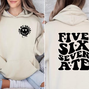 In My Cheer Era Sweatshirt, Five Six Seven Ate, Cheerleader Hoodie, Cheer Mom Shirt, Cheerleader Gift,In My Cheer Era Hoodie, Cheer Gift