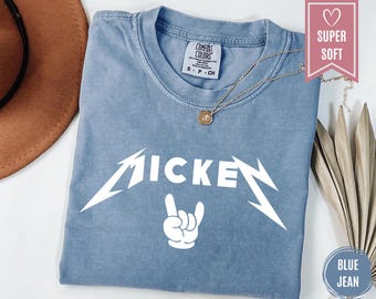 Comfort Colors Mickey Mouse Metal Concert T-Shirt