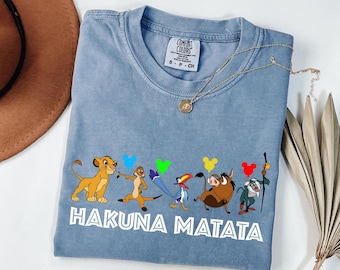 Comfort Colors® Disney Hakuna Matata Shirt, Animal Kingdom Tee, Disney Lion King Shirt, Pumbaa Shirt, Disney Safari Shirt, Disney Family Tee
