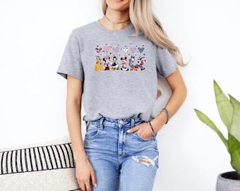 4th of July Mickey & Friends Shirt, Disney Family Sweatshirt, Disney Trip Hoodie, Disney 4th of July Shirt,  Mickey and Friend, Gift For Her