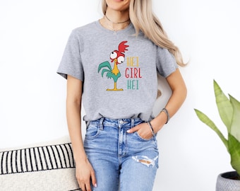 Hei Girl Hei Moana 2 Shirt, Disney Princess Moana Sweatshirt, Hei Hei The Rooster Kids Hoodie, Disney Trip Shirt, Disneyland Vacation Shirt