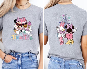 Minnie and Daisy Besties Shirt, Disney Best Friends Sweatshirt, WDW Girls Trip Hoodie, Disney Besties Shirt, Disney Girls T-Shirt