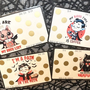 DIGITAL DOWNLOAD Halloween Scratch Off Savings Challenges (4 total)