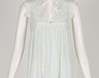 Sz XS Vintage 80s Christian Dior Deadstock White Silky Lingerie