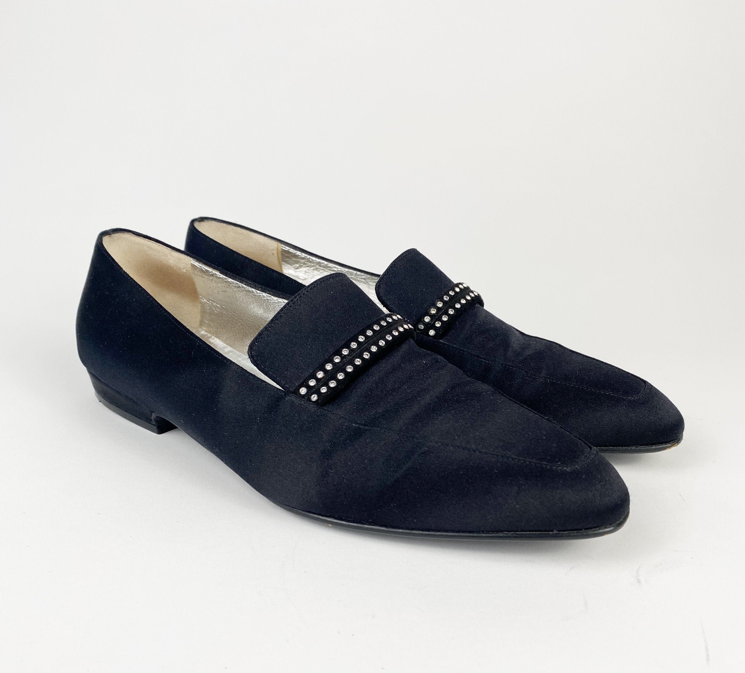 Fratelli Rossetti Black Suede Leather Loafers Sz 8 Fratelli Rossetti - Yacht Portofino Black Leather Penny Loafer main image 4