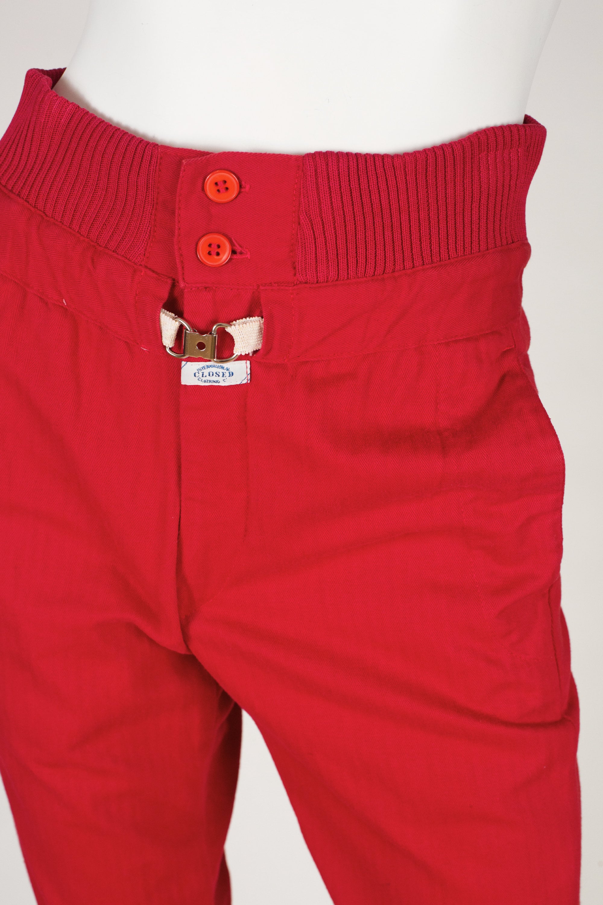 マリテ・フランソワ・ジルボー「CLOSED」1980年代ヴィンテージレッド