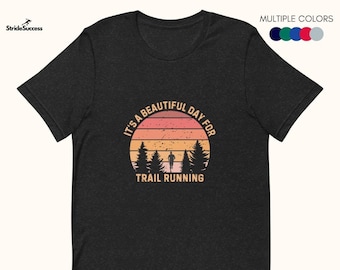 Vintage Sonnenuntergang Weg Laufendes T-Shirt : Retro Läufer Geschenk