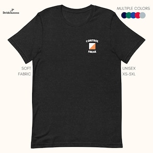 Orienteering T-shirt: Control Freak Flag - Humorous Gift
